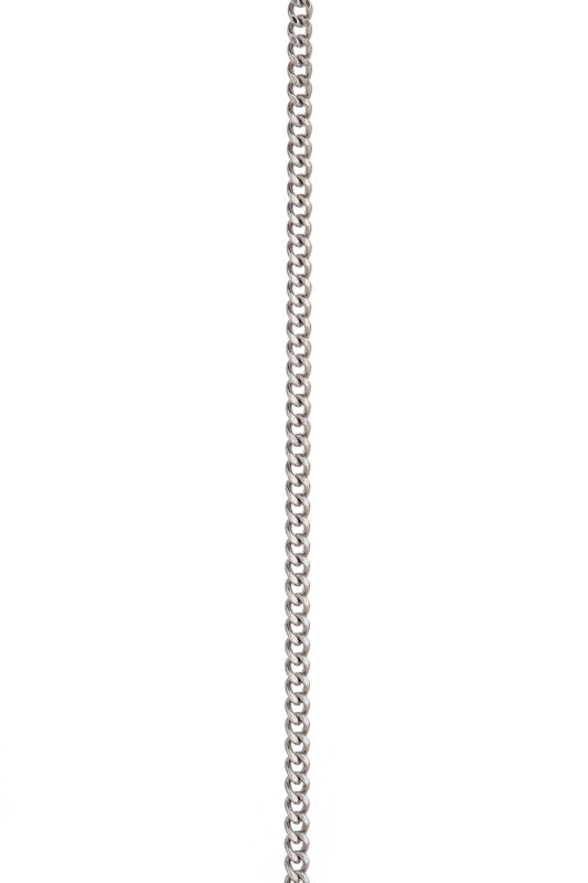 Chain 9ct White Gold Curb