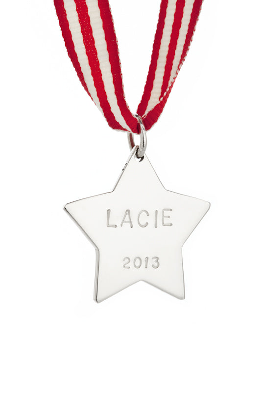 SCARLETT Christmas Star Ornament